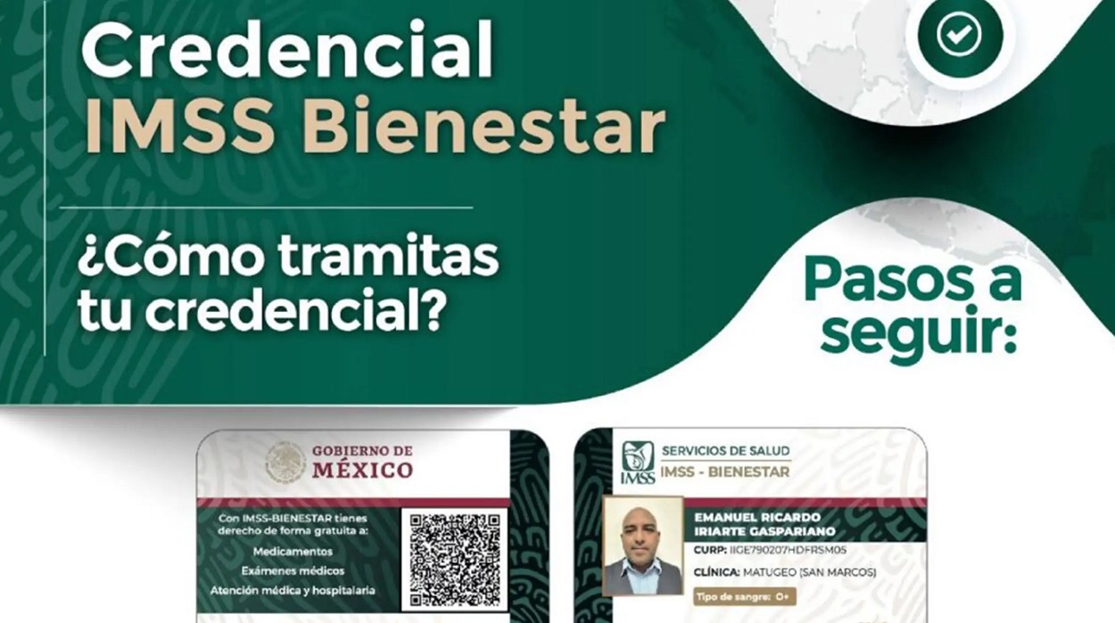 Presentan la credencial para acceder a servicios gratuitos de IMSS Bienestar