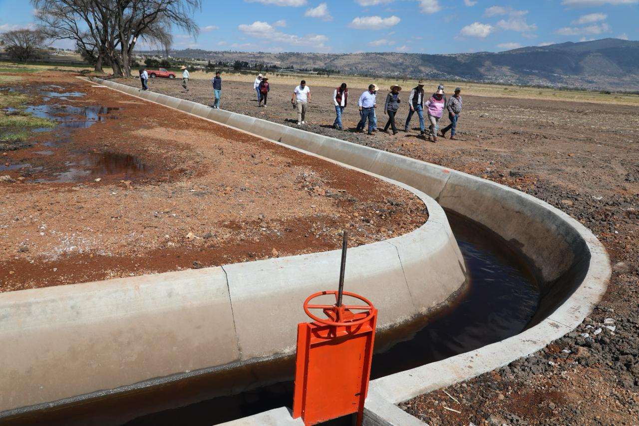 Gobierno del Estado de México invierte 33 millones de pesos en obras hidroagrícolas